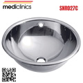 Chậu rửa tròn âm bàn bằng thép Mediclinics SNR027CS