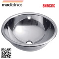 Chậu rửa tròn âm bàn bằng thép Mediclinics SNR031C