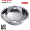 Chậu rửa tròn âm bàn bằng thép Mediclinics SNR036C