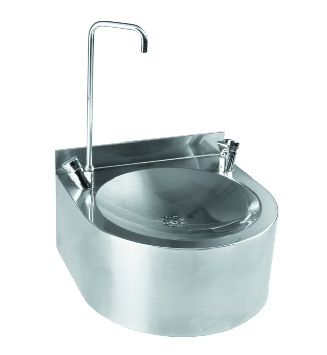 Bồn nước uống gắn tường bằng thép Mediclinics FAM120CS