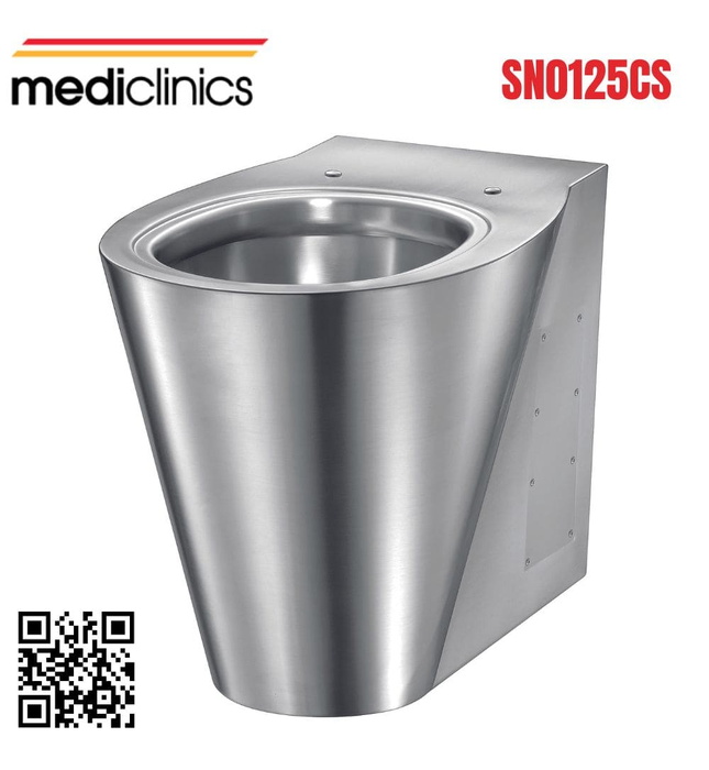 Bồn Đặt Sàn Bằng Thép Không Ghỉ Mediclinics SN0125CS