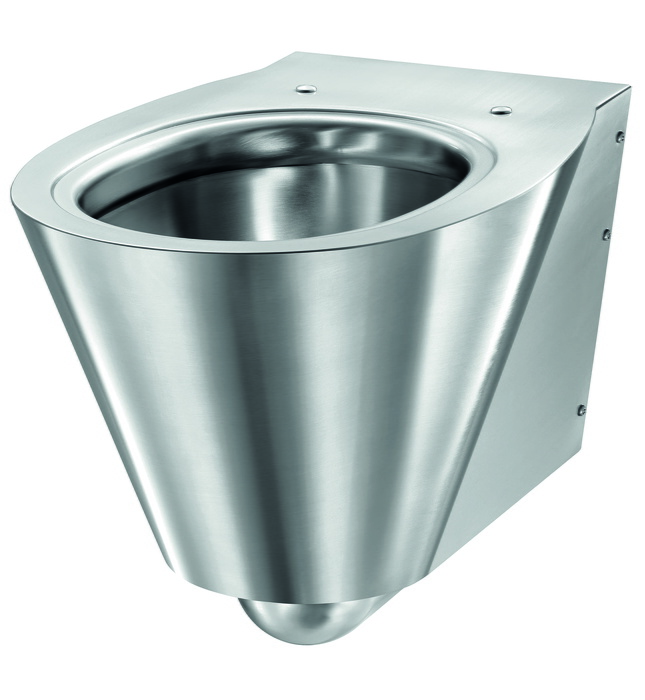 Bồn cầu gắn tường bằng thép Mediclinics SN0128CS