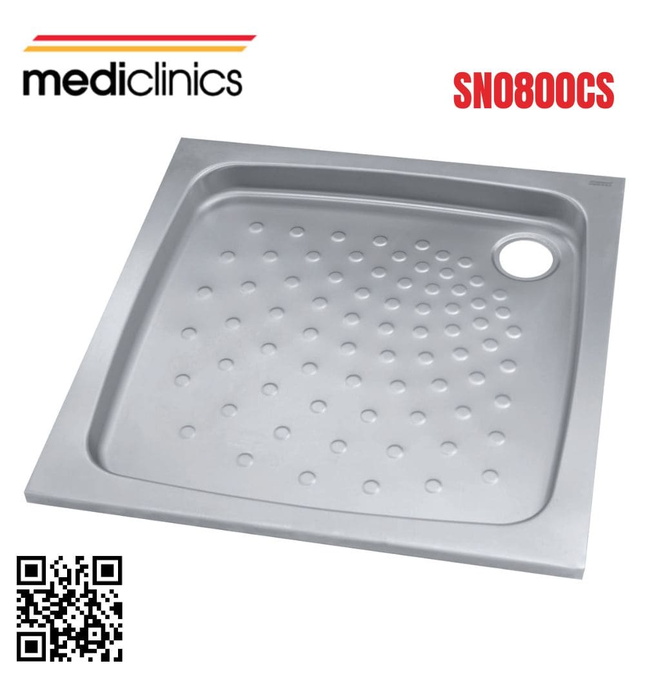 Khay Tắm Đứng Bằng Thép Mediclinics SN0800CS