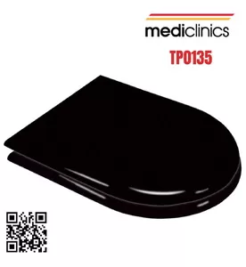 Nắp bồn cầu bằng gỗ gụ Mediclinics TP0135