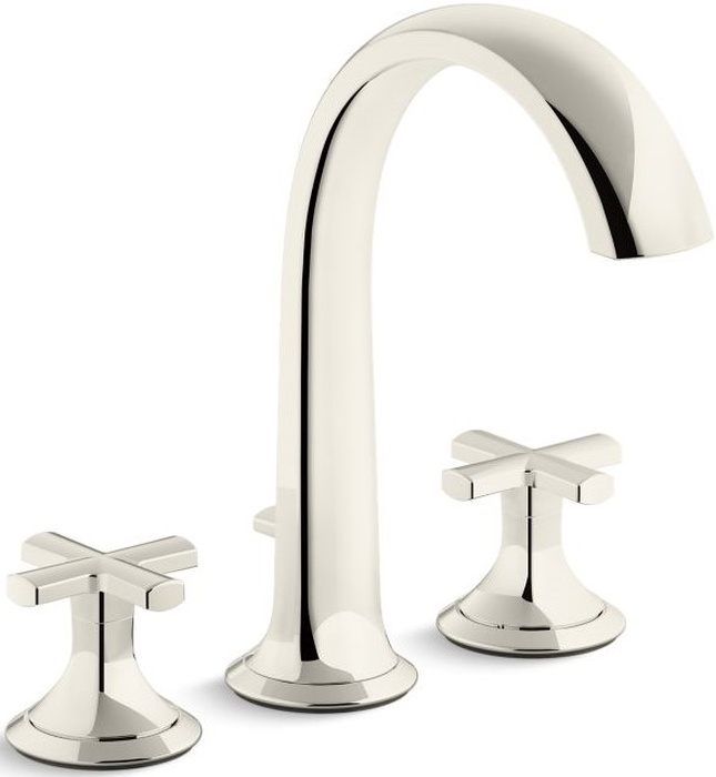 Vòi bồn tắm thân cao nóng lạnh Nickel Kallista P25003-CR-SN