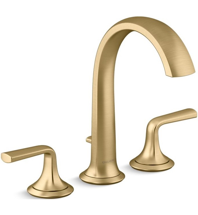 Vòi bồn tắm thân cao nóng lạnh Bronze Kallista P25003-LV-BV