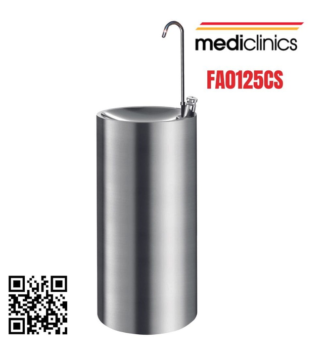 Bồn nước uống gắn tường bằng thép Mediclinics FA0225CS