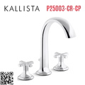 Vòi bồn tắm thân cao nóng lạnh Chrome Kallista P25003-CR-CP