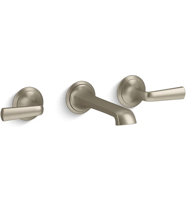 Vòi chậu rửa mặt 3 chân âm tường Chrome Kallista P25011-LV-CP