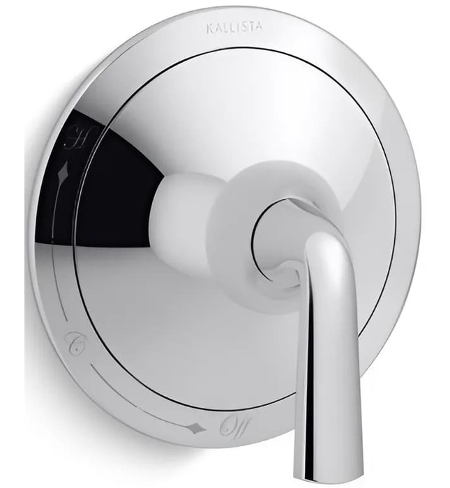 Mặt nạ điều khiển đơn sen tắm âm tường Bronze Kallista P25018-LV-BV