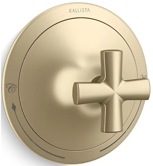 Mặt nạ điều chỉnh nhiệt độ sen tắm Bronze Kallista P25022-CR-BV