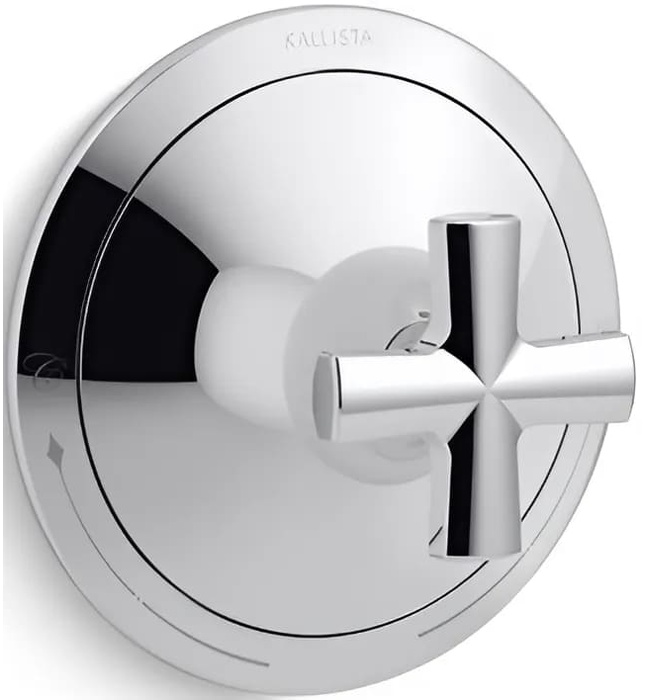 Mặt nạ điều chỉnh nhiệt độ sen tắm Bronze Kallista P25022-CR-BV