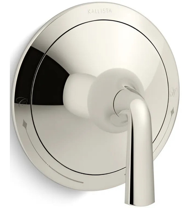 Mặt nạ điều chỉnh nhiệt độ sen tắm Nickel Kallista P25022-LV-SN