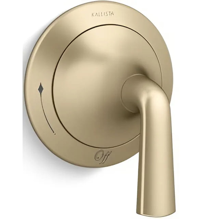 Mặt nạ điều khiển âm lượng sen tắm Nickel Kallista P25023-LV-SN