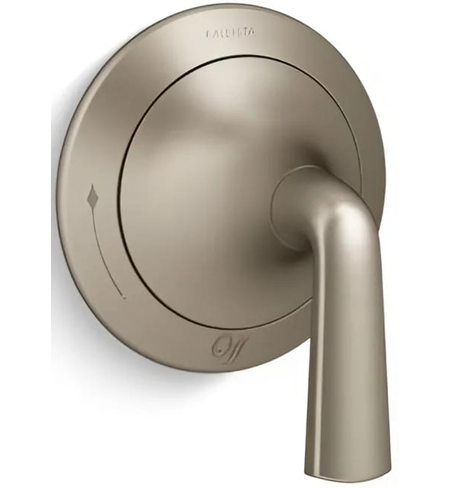 Mặt nạ điều khiển âm lượng sen tắm Nickel Kallista P25023-LV-SN