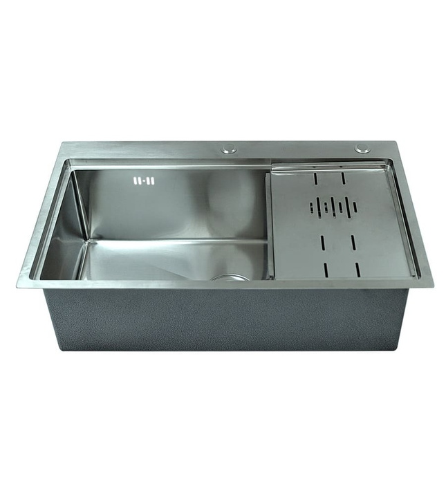 Chậu rửa bát Hanmade 2 hố lệch Picenza HM 7843-615