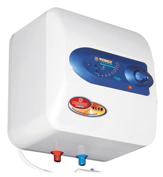 Bình nước nóng 10L vuông Picenza S10E