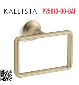 Vòng treo khăn màu vàng Kallista P25013-00-BAF