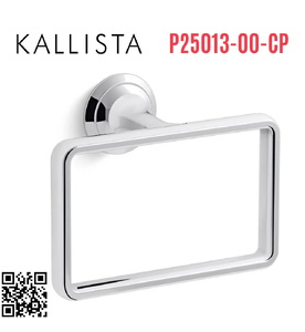 Vòng treo khăn màu Chrome Kallista P25013-00-CP