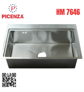 Chậu rửa bát Hanmade 1 hố Picenza HM 7646