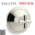 Mặt nạ điều chỉnh nhiệt độ sen tắm Nickel Kallista P25022-CR-SN