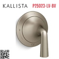 Mặt nạ điều khiển âm lượng sen tắm Bronze Kallista P25023-LV-BV
