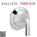 Mặt nạ điều khiển âm lượng sen tắm Chrome Kallista P25023-LV-CP
