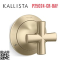Mặt nạ chuyển đổi hướng dòng nước sen tắm vàng Kallista P25024-CR-BAF
