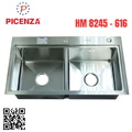 Chậu rửa bát Hanmade 2 hố cân Picenza HM 8245 - 616