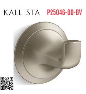 Móc treo tường đơn màu Bronze Kallista P25046-00-BV