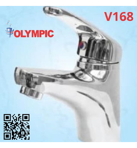 Vòi chậu lavabo nóng lạnh 1 lỗ Olympic V168