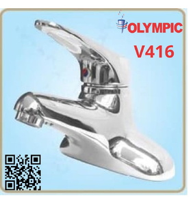 Vòi chậu lavabo nóng lạnh 3 lỗ Olympic V416