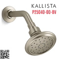 Bát sen tắm và tay sen gắn tường màu Bronze Kallista P25040-00-BV