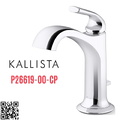 Vòi chậu rửa mặt 1 lỗ Chrome Kallista P26619-00-CP