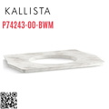 Mặt bàn đá lavabo cẩm thạch trắng Kallista P74243-00-BWM