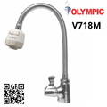 Vòi chậu rửa bát lạnh gắn chậu cần mềm Olympic V718M