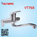 Vòi chậu rửa bát nóng lạnh gắn tường Olympic VT768