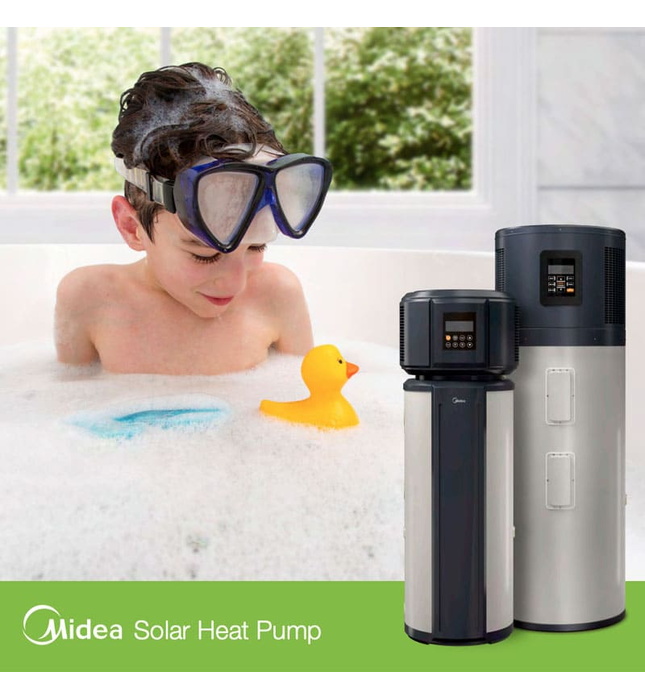 Máy bơm nhiệt Heatpump 280L Midea RSJ 23-300RND3-B