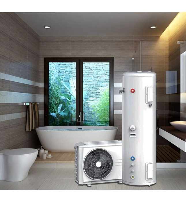 Máy nước nóng bơm nhiệt 200L Heat Pump Midea MHW-F26WN3 + MT-200R26