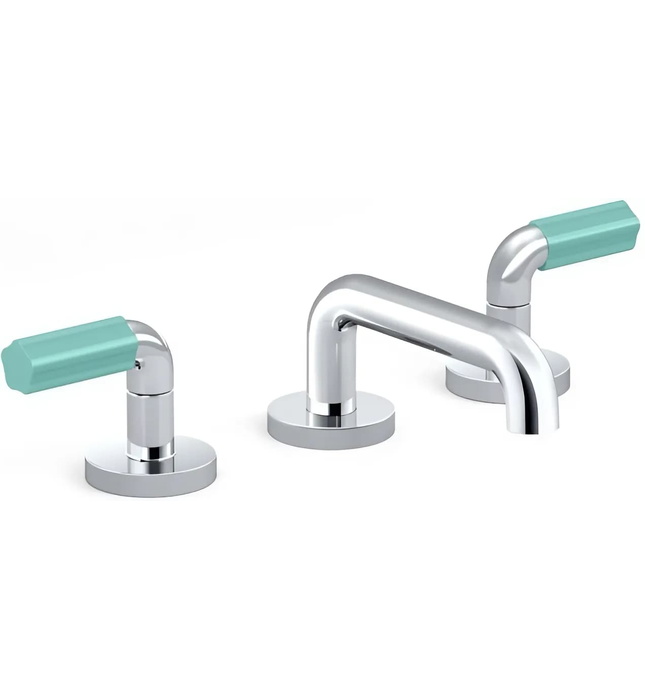 Vòi chậu rửa mặt 3 chân cổ thấp Chrome Kallista P32412-BLE-CP