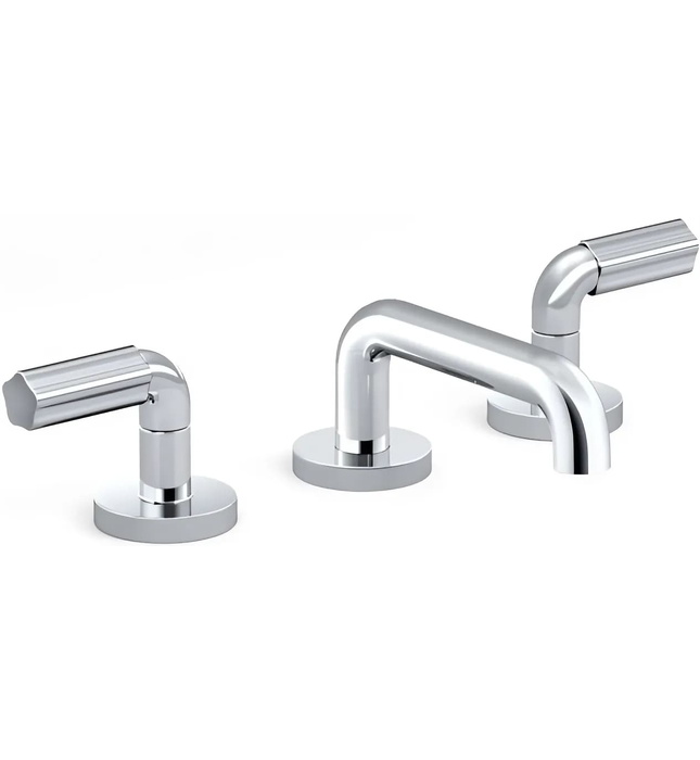 Vòi chậu rửa mặt 3 chân cổ thấp Nickel Kallista P32412-LV-BN