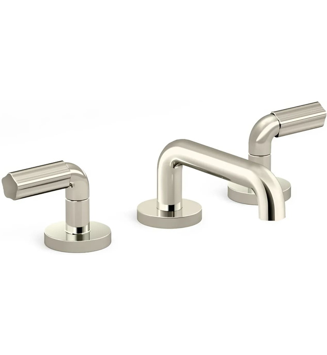 Vòi chậu rửa mặt 3 chân cổ thấp đen Kallista P32412-LV-BL