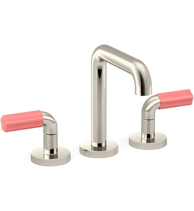 Vòi chậu rửa mặt 3 chân cổ cao Nickel Kallista P32413-PNK-SN