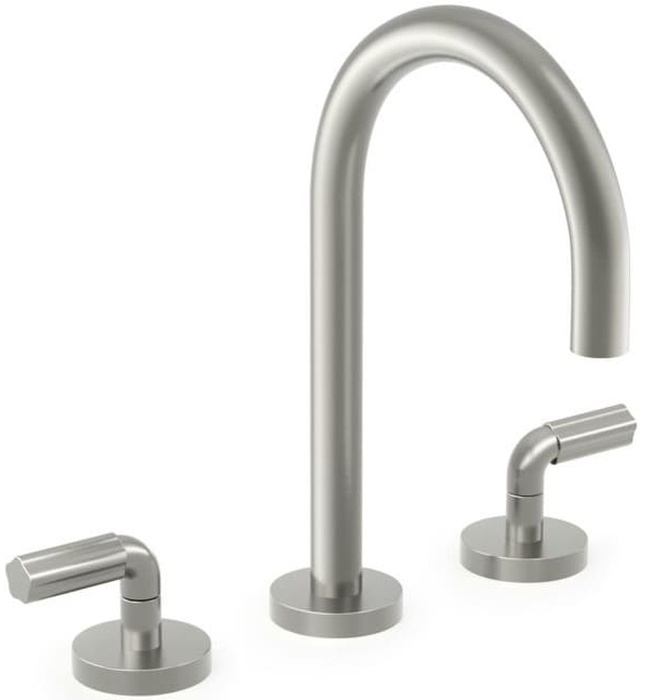 Vòi chậu rửa mặt 3 chân cổ ngỗng Nickel Kallista P32414-LV-BN