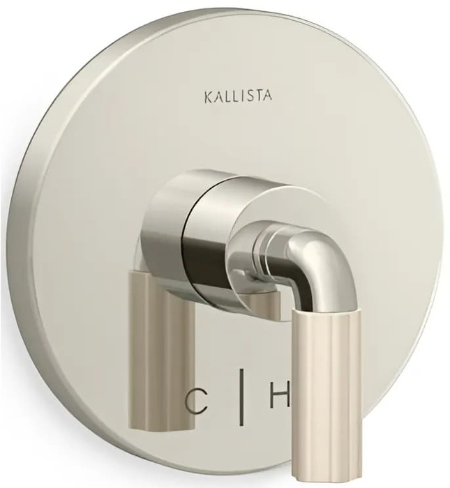 Mặt nạ điều chỉnh nhiệt độ sen tắm Nickel Kallista P32418-CREM-SN