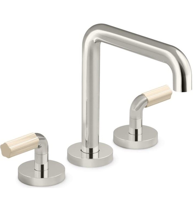 Vòi bồn tắm thân cao nóng lạnh Nickel Kallista P32419-CREM-SN