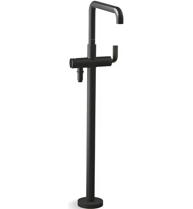 Vòi bồn tắm gắn sàn 1 lỗ nóng lạnh vàng Kallista P32420-00-BAF