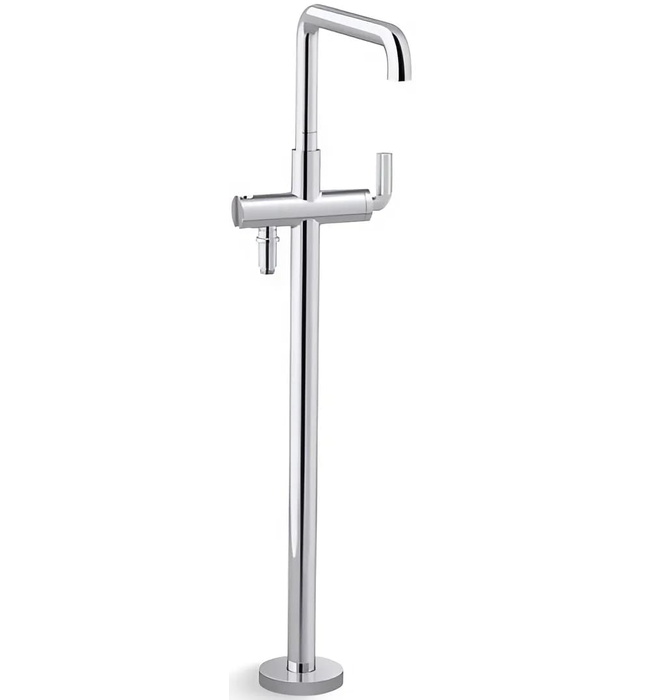 Vòi bồn tắm gắn sàn 1 lỗ nóng lạnh vàng Kallista P32420-00-BAF