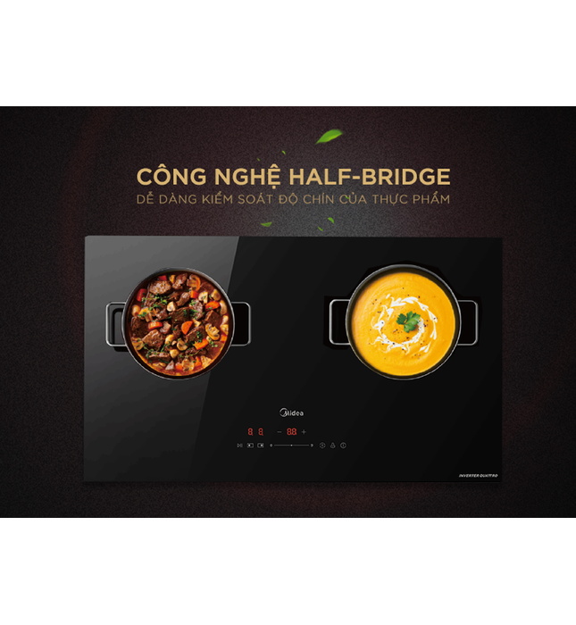 Bếp từ đôi Inverter Midea MC-ID3523