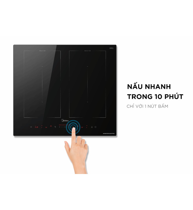 Bếp Điện Từ 4 Vùng Nấu Midea MC-IF7423H